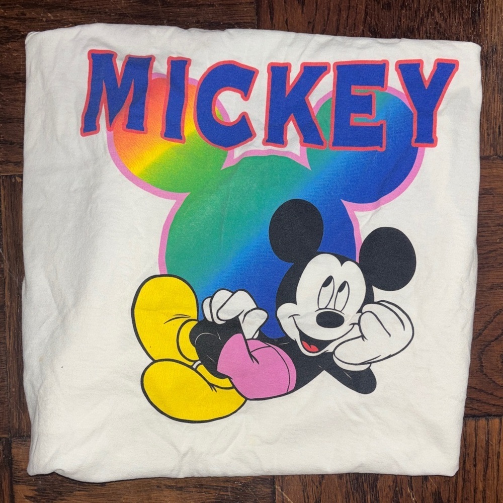 Vintage Mickey Mouse Disney Tank ONE SIZE graphic tank top workout